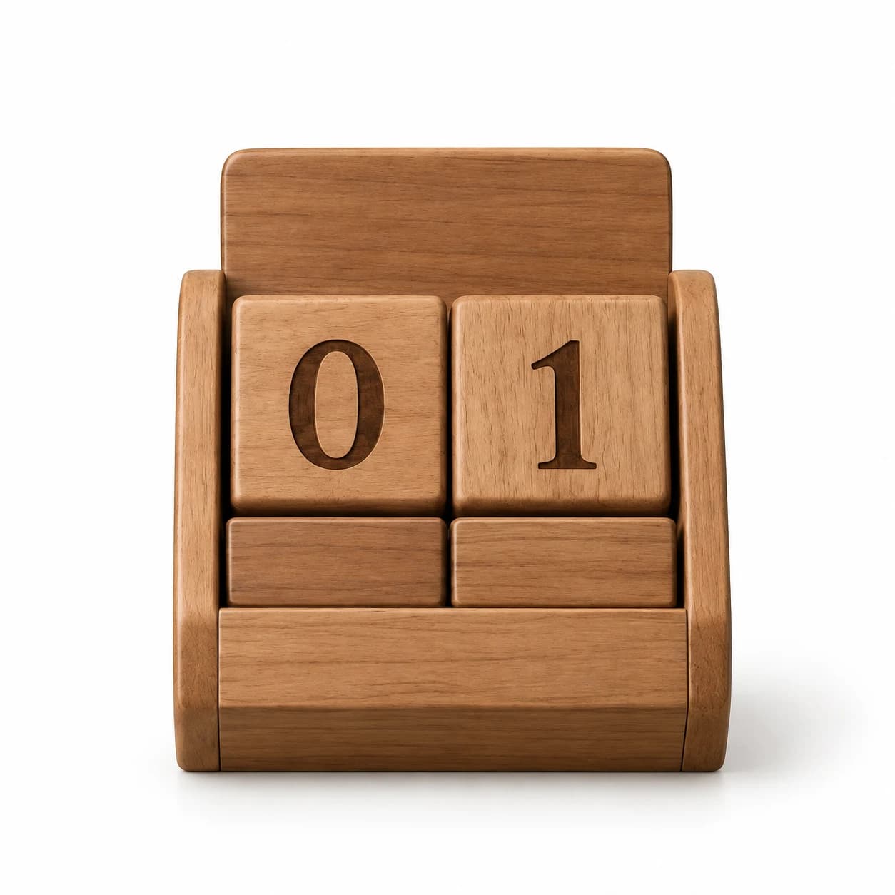 Kit agenda, penna e calendario in legno – immagine 4