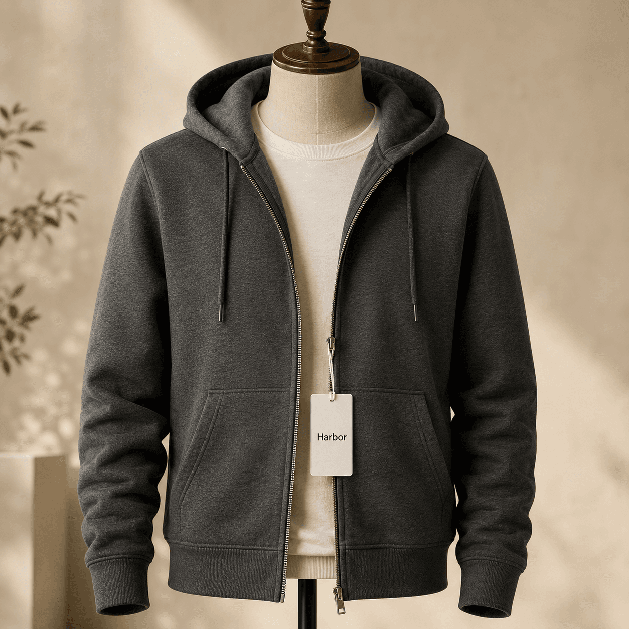 Felpa Harbor con Zip