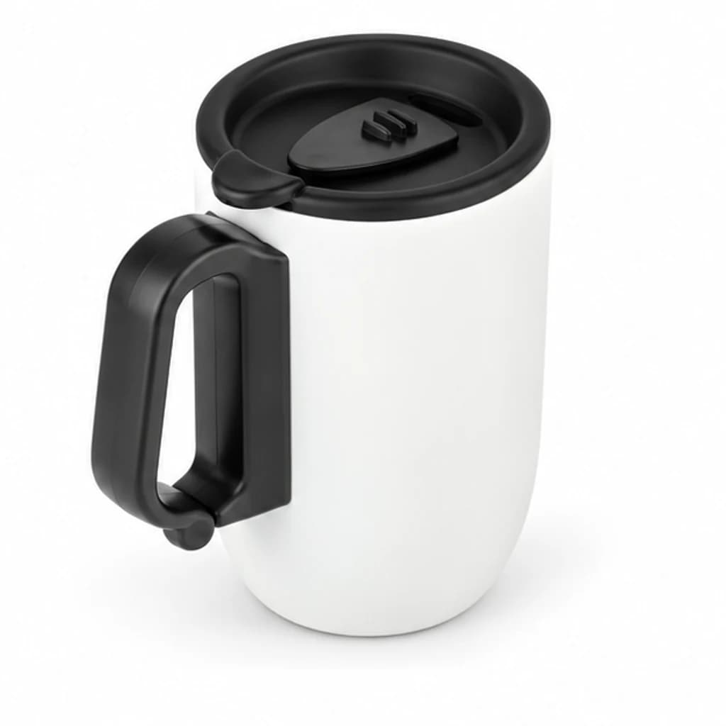 Tazza Business bianca con manico: immagine 2