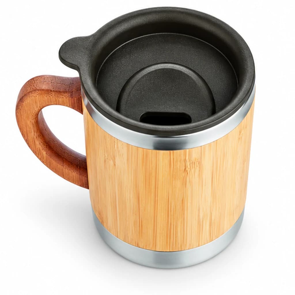 Tazza in bambù con manico: immagine 4