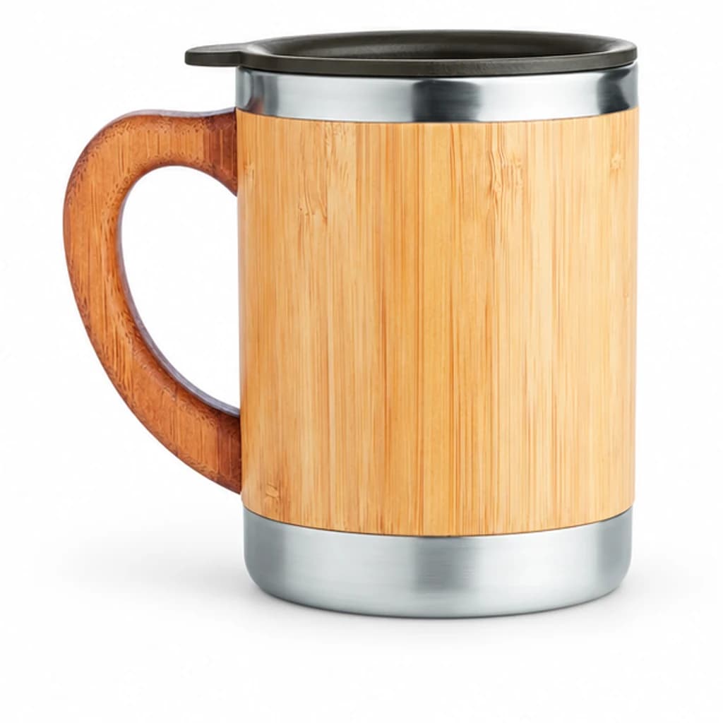 Tazza in bambù con manico: immagine 3
