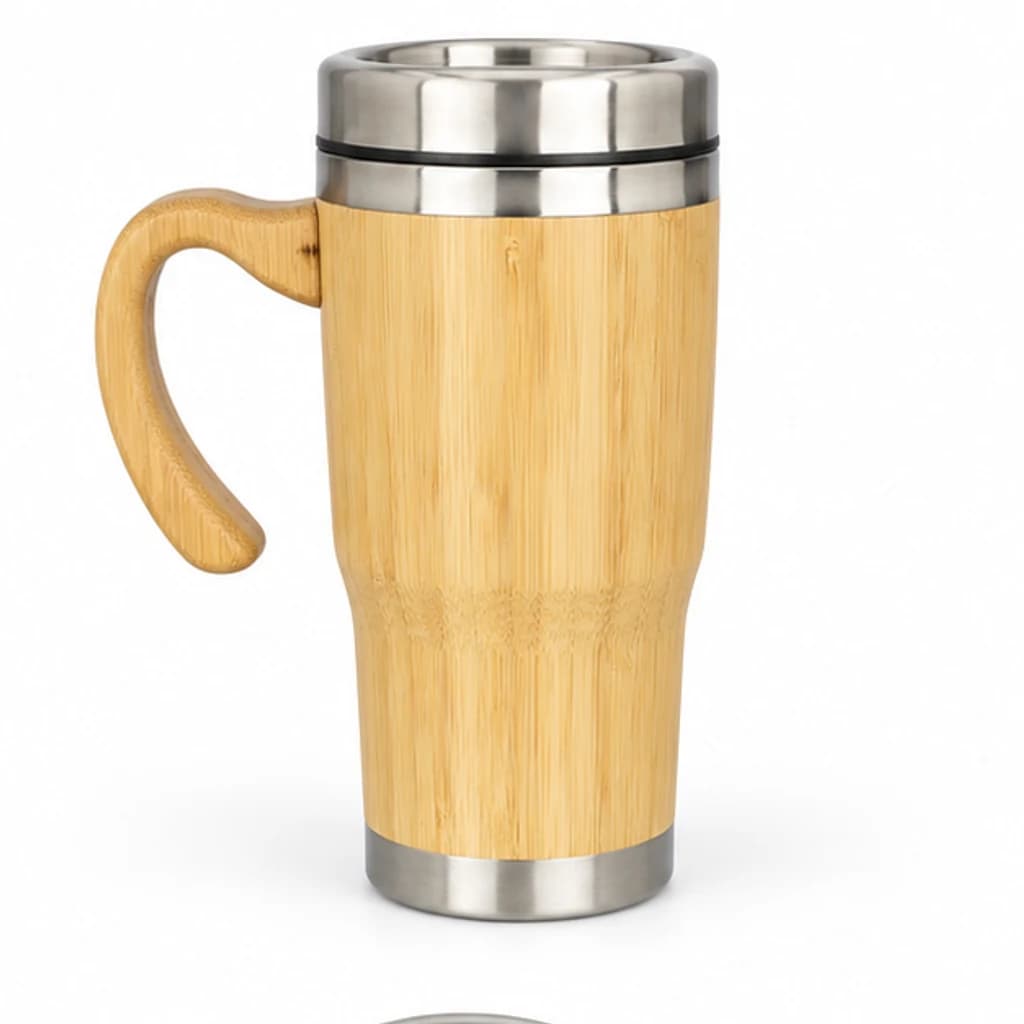 Tazza Eco in bambù con manico: immagine 2