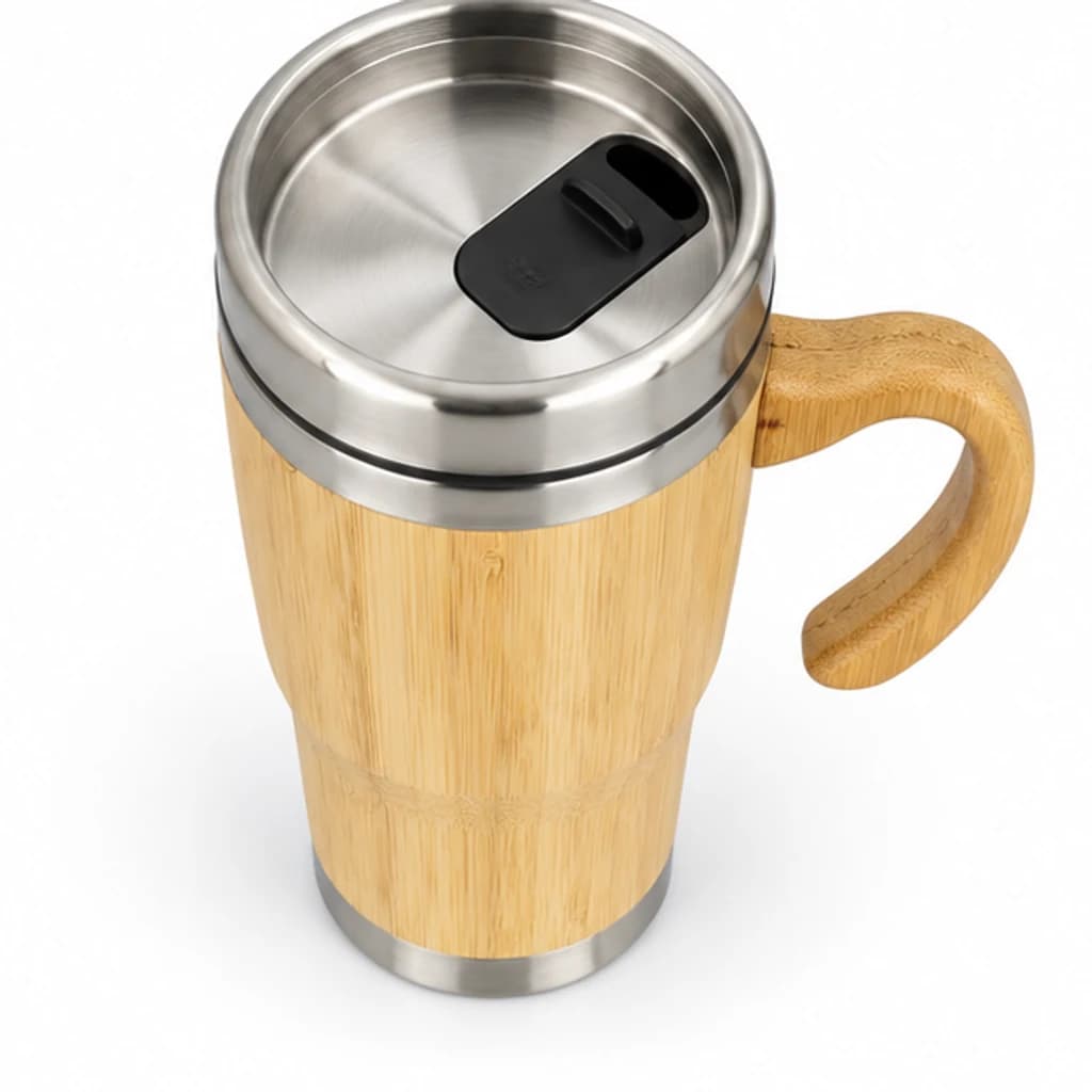 Tazza Eco in bambù con manico: immagine 4