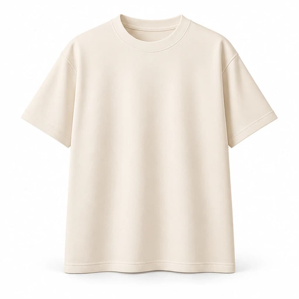 T-shirt spessa e oversize