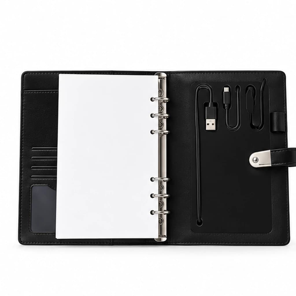 Taccuino con power bank