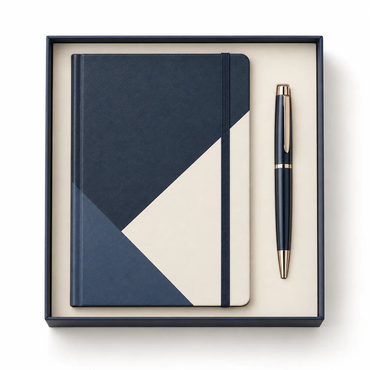 Kit quaderno geometrico e penna