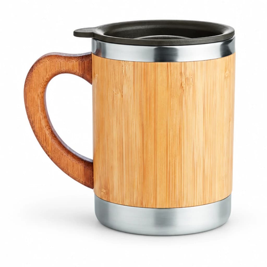Tazza in bambù con manico
